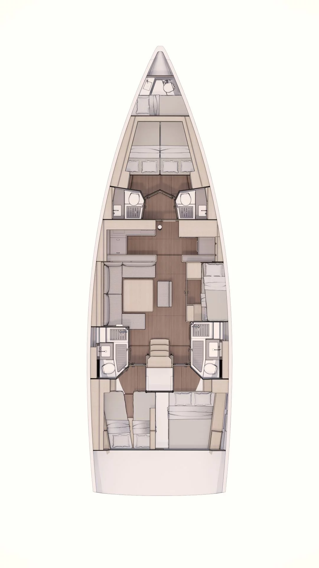 Dufour 530 - 5 + 1 cab. (Taddarita)  - 1