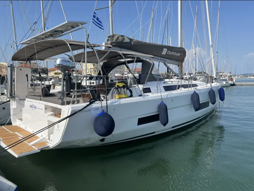 Photo #6 - Dufour 470 - 4 + 1 cab. (Marco Polo) en Lefkada - 43255