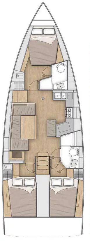 Oceanis 40.1 - 3 cab. (Kapakap)  - 1