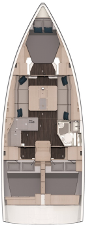Photo #2 - Dufour 37 - 3 cab. (Flavours of the sea) en Golfe Juan - 43269