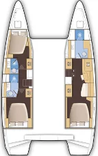 Lagoon 42 - 3 + 1 cab. (Aventura)  - 1