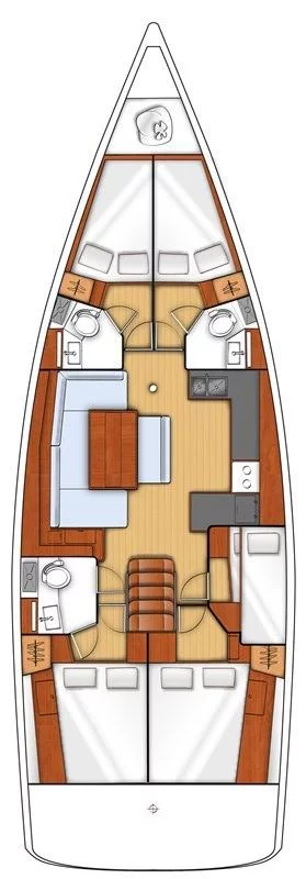 Oceanis 48 - 5 cab. (ATLANTIS)  - 1