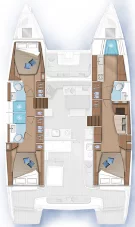 Lagoon 46 OW - 3 + 1 cab. (Sail Away)  - 1