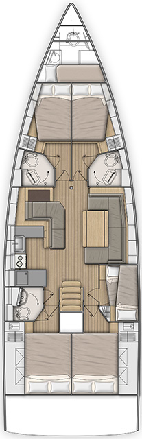 Photo #2 - Oceanis 51.1 - 5 + 1 cab. (OceanChill) in Primosten - 43431