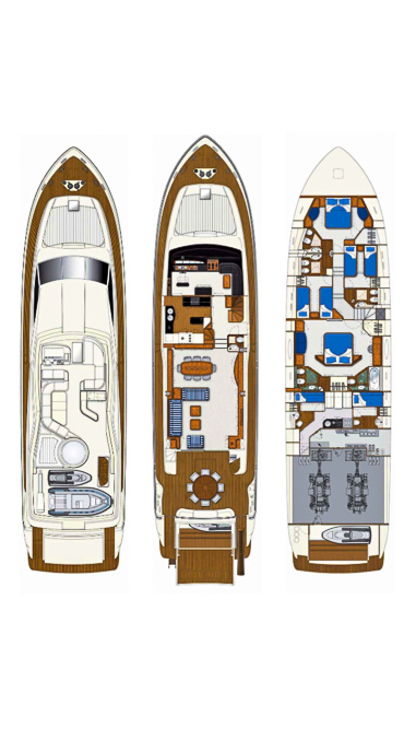 Photo #2 - Ferretti Yachts 880 - 4. cab (Miss Katarina) en Trogir - 43434