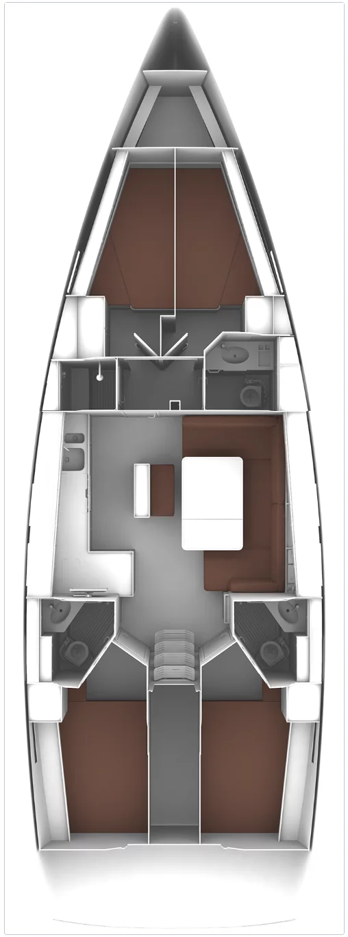 Bavaria Cruiser 46 - 4 cab.* (Trex)  - 1