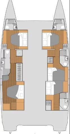 Fountaine Pajot Aura 51 - 5 + 1 cab. (Eleonore et les Garcons)  - 1