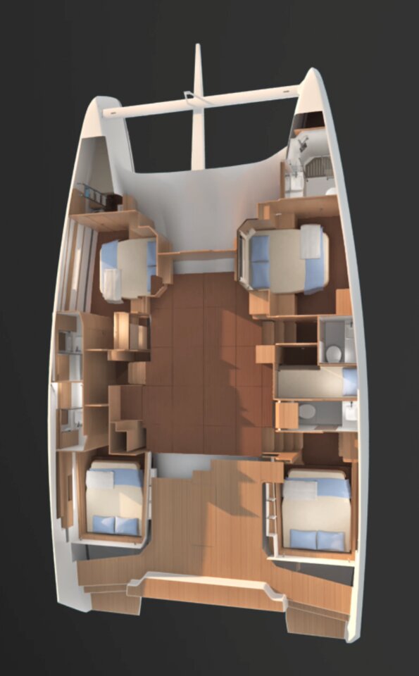 Photo #2 - Dufour 48 Catamaran - 5 + 1 cab. (Frida) in Capo d'Orlando - 43505