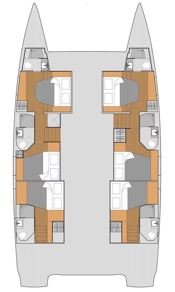 Fountaine Pajot Aura 51 - 6 cab (Alizee)  - 1