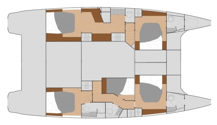 Photo #18 - Fountaine Pajot Saba 50 - 5 + 2 cab. (Polynesy) in Bonifacio - 43541