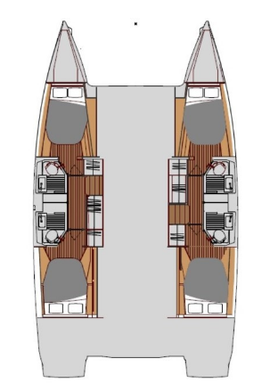 Photo #2 - Fountaine Pajot Astrea 42 - 4 + 2 cab. (Magic Summer) in Trogir - 43572