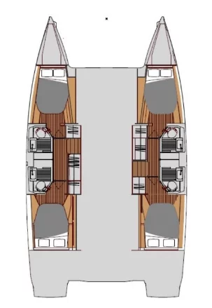 Fountaine Pajot Astrea 42 - 4 + 2 cab. (Magic Summer)  - 1