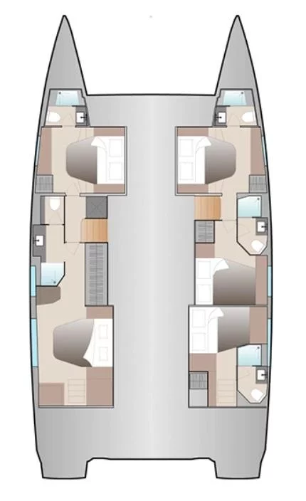 Fountaine Pajot Aura 51 - 5 + 1 cab. (Sunrise)  - 1