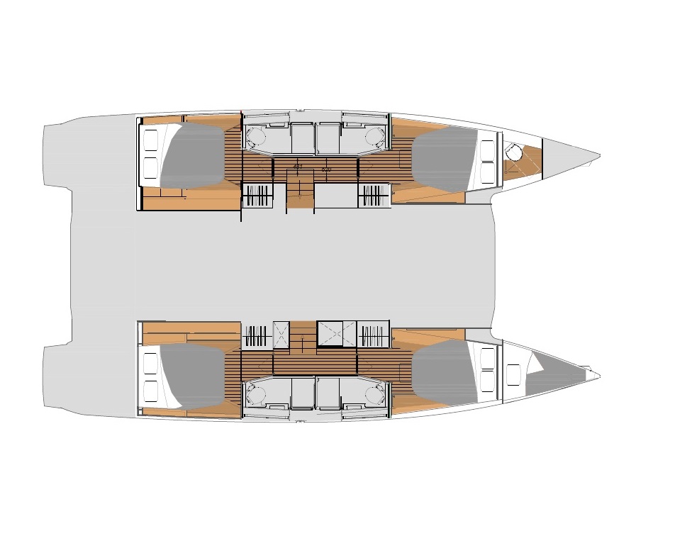 Photo #2 - Fountaine Pajot Elba 45 - 5 cab. (Adria Blue) in Trogir - 43579
