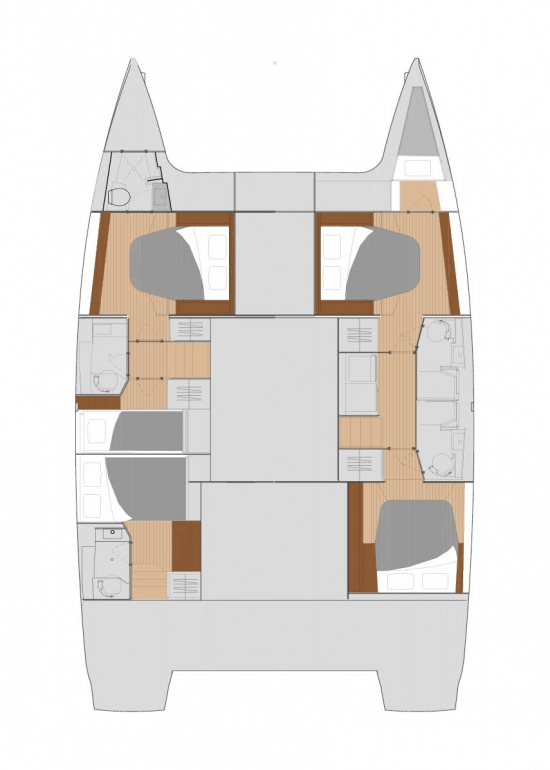 Photo #20 - Fountaine Pajot Saona 47 Quintet - 5 + 1 cab. (Sunny Wave) in Trogir - 43584