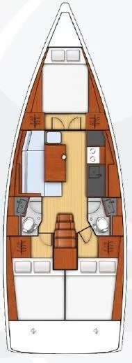 Oceanis 38 - 3 cab. (Rusalka)  - 1