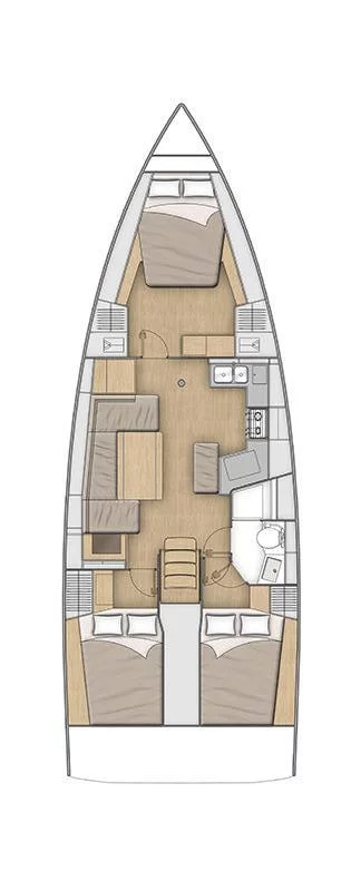 Oceanis 40.1 - 3 cab. (Kelani)  - 1