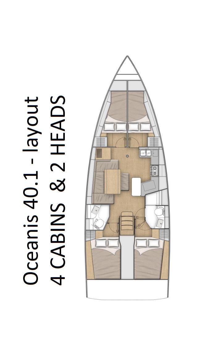 Photo #2 - Oceanis 40.1 (Dory) en Pomer - 43608