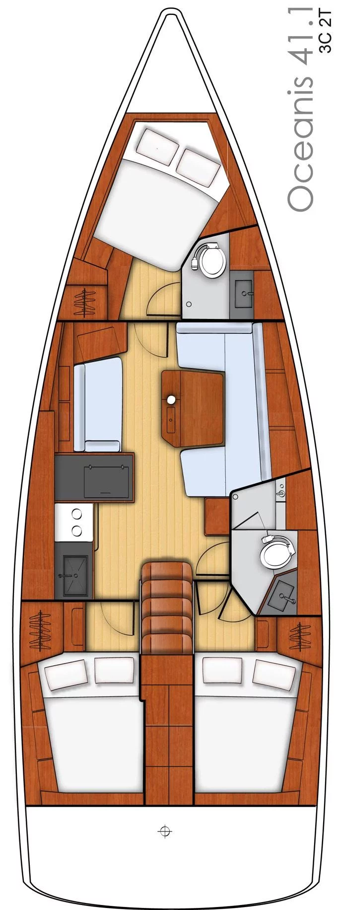 Oceanis 41.1 (Luxa)  - 1