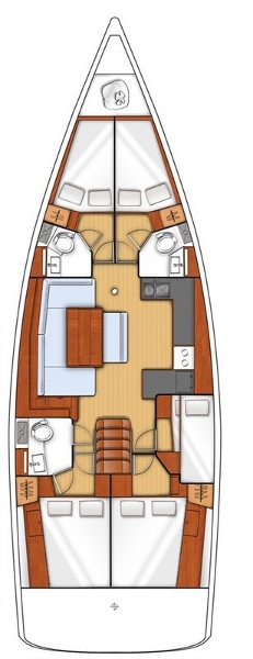 Photo #2 - Oceanis 48 - 5 cab. (Ultra Dubrovnik) en Pomer - 43632