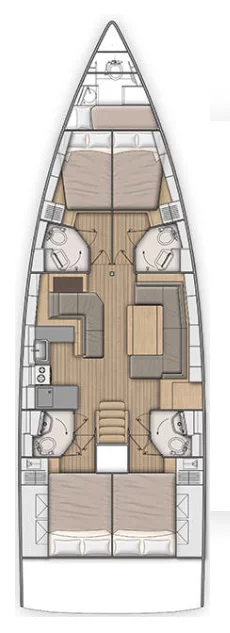Oceanis 51.1 - 4 + 1 cab. (Ultra Spirit)  - 1
