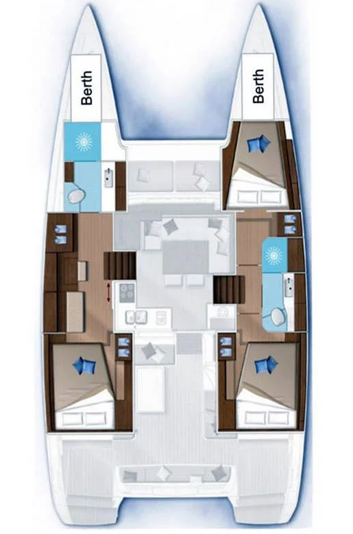 Photo #2 - Lagoon 40 - 3 + 2 cab (Lubina) en Trogir - 43683