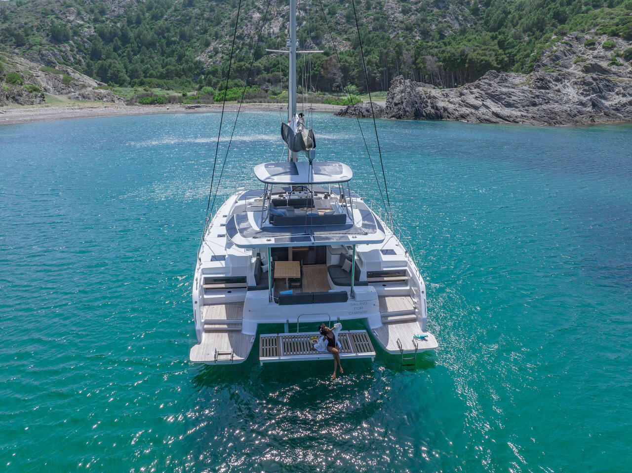 Photo #7 - Lagoon 51 - 6 cab. (Athena Blu) en Athènes - 43702