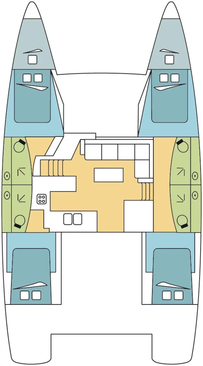 Fountaine Pajot Elba 45 - 4 + 2 cab. (Alexandra III)  - 1