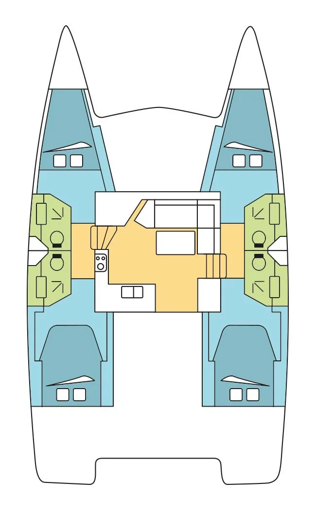 Fountaine Pajot Lucia 40 - 4 cab. (AKIALOA)  - 1