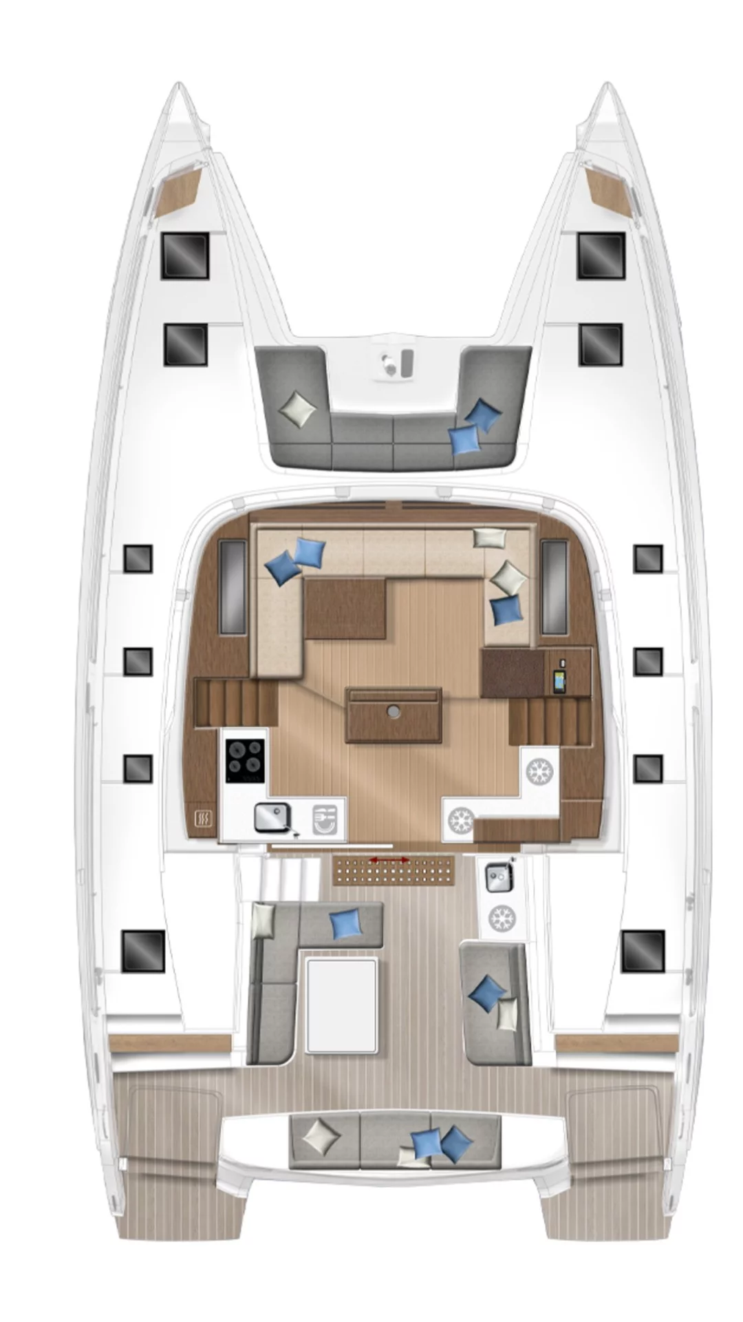 Lagoon 50 - 5 + 2 cab. (Nauti Cat)  - 1