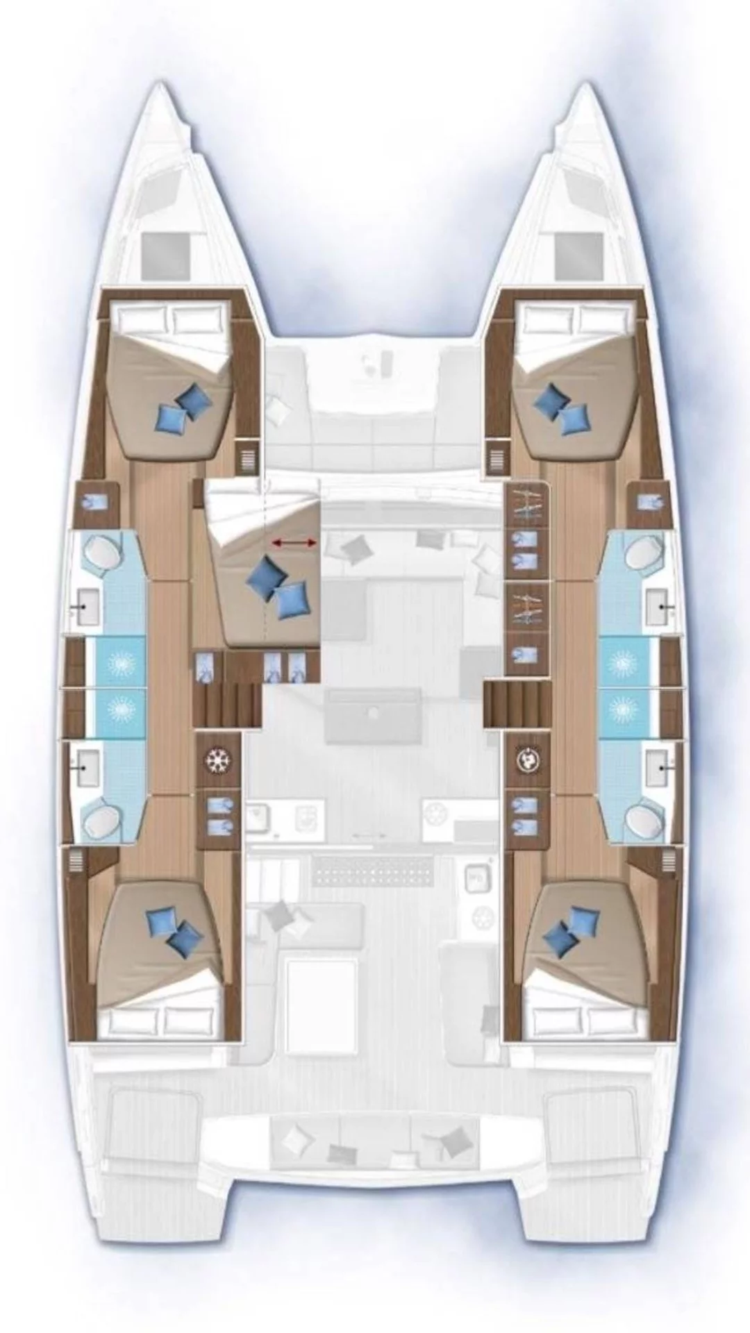 Lagoon 50 - 5 + 2 cab. (Nauti Cat)  - 2