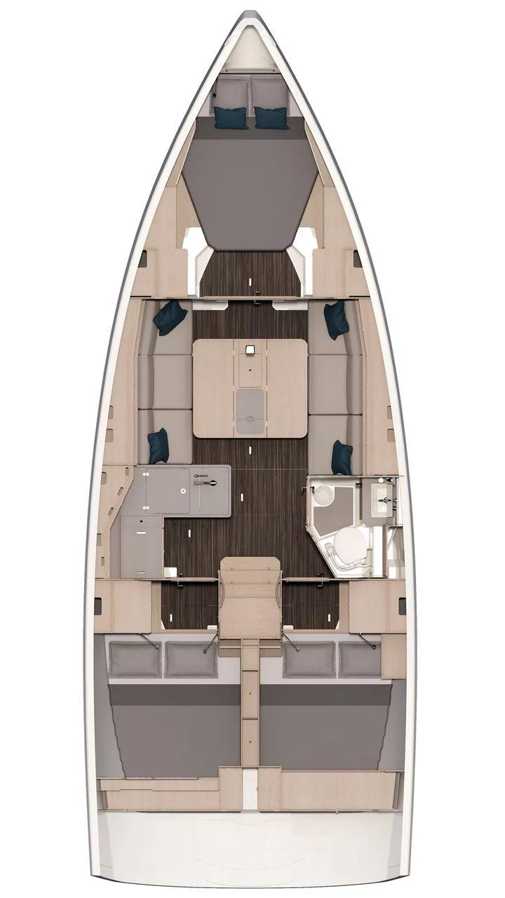 Dufour 37 - 3 cab. (Chiquitita)  - 1