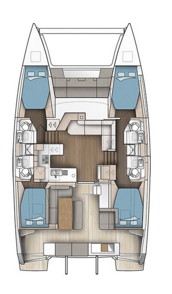 Photo #2 - Fountaine Pajot Astrea 42 (Rossa) in Palermo - 61014