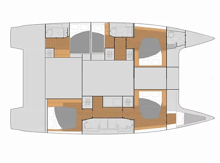 Fountaine Pajot Tanna 47 - 5 + 1 cab. (Eros)  - 1