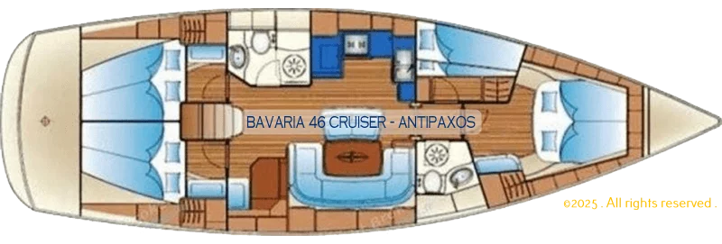 Bavaria 46 Cruiser (Antipaxos)  - 2