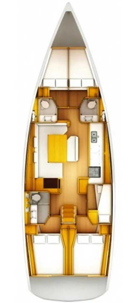 Photo #2 - Sun Odyssey 519 - 5 + 1 cab. (Kalos) en Tropea - 61178