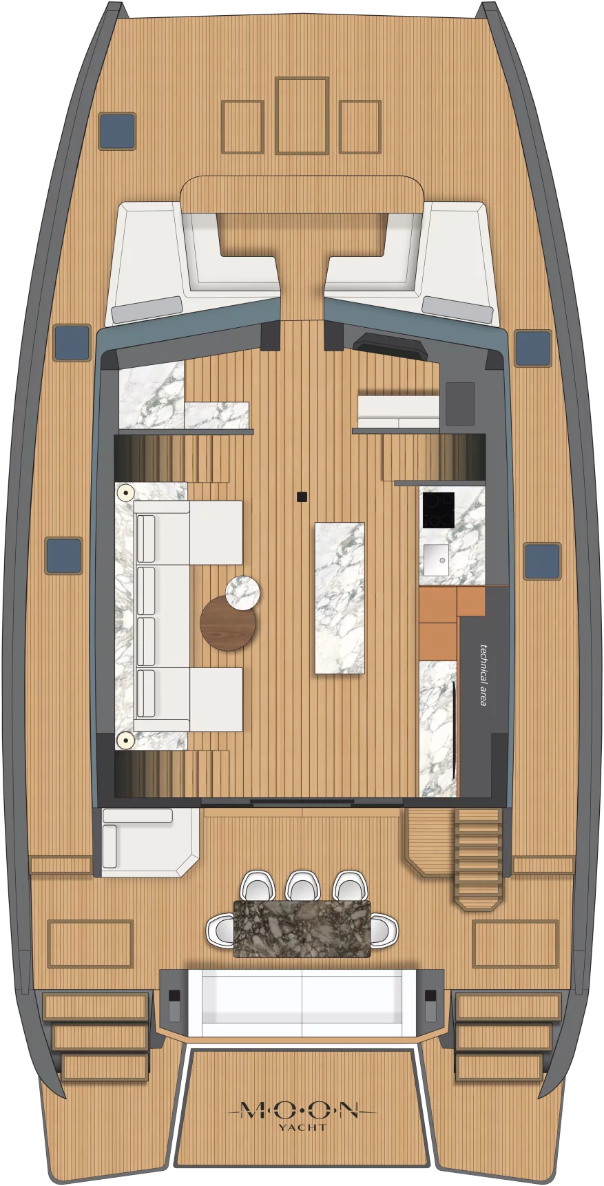 Moon 60 sail (Full Moon)  - 28