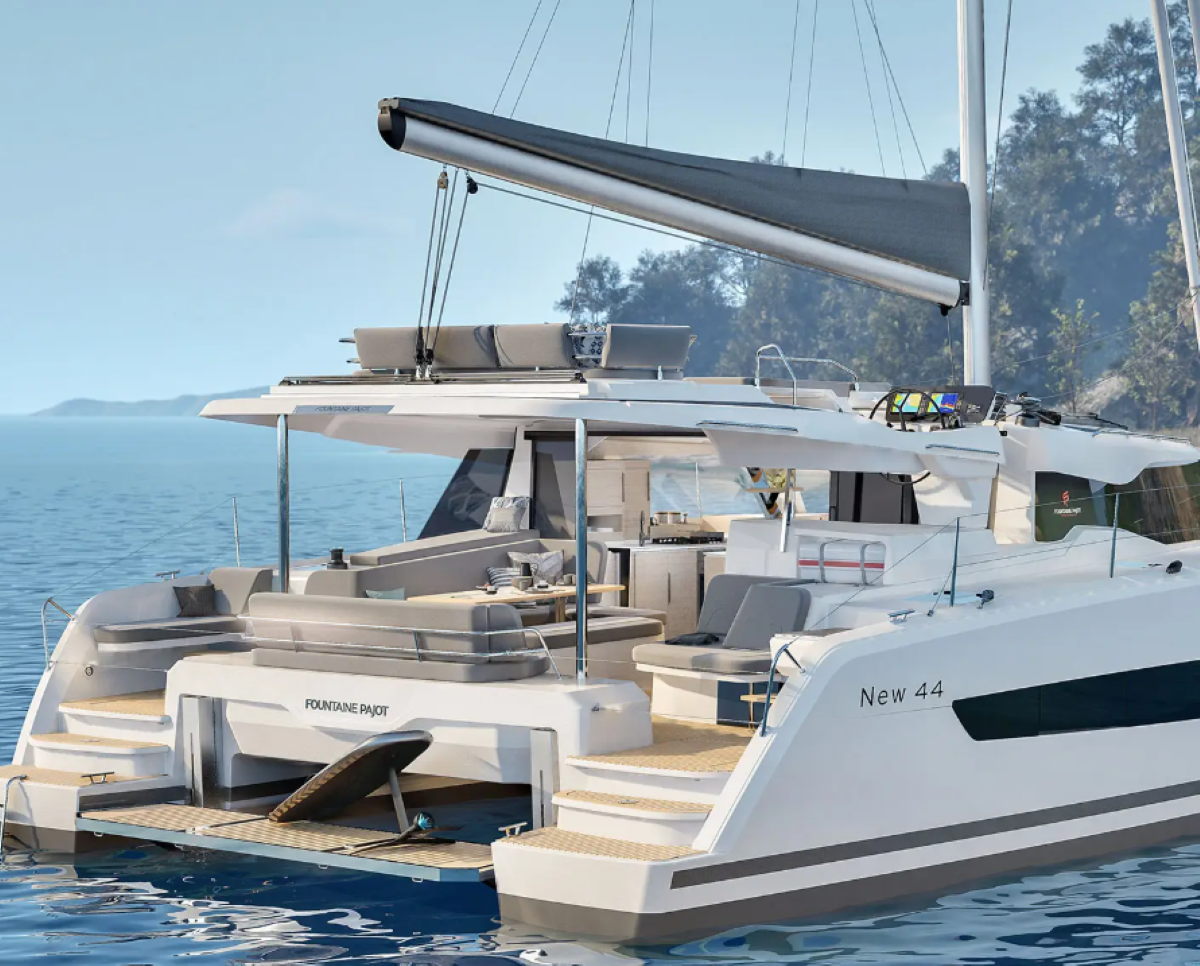 Photo #2 - Fountaine Pajot New 44 Maestro - 3 cab. (Scarlet Ibis II) in Nanny Cay - 61208