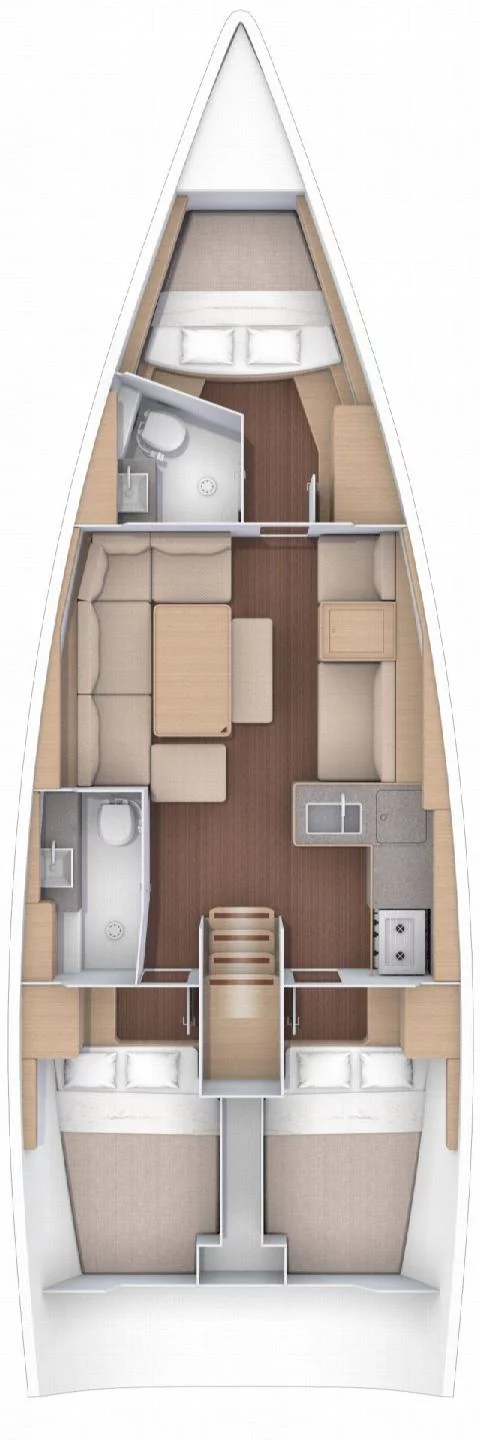 Dufour 412 GL (Rose De Mer)  - 1