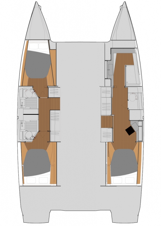 Photo #2 - Fountaine Pajot Astrea 42 Maestro (Kahuna) en Toulon - 61258