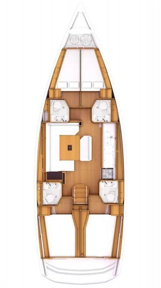 Sun Odyssey 479 - 4 cab. (Moonlight)  - 1