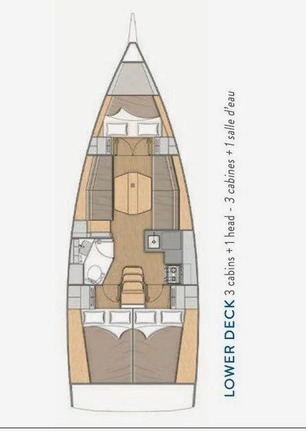 Oceanis 34.1 - 3 cab. (Trapani Vela Club)  - 1