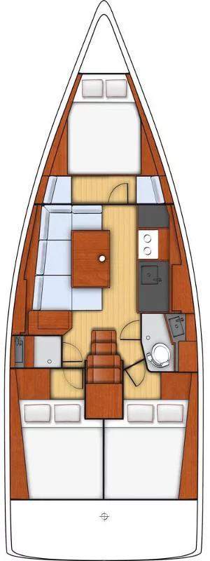 Oceanis 38 - 3 cab. (Kos 38.1)  - 1