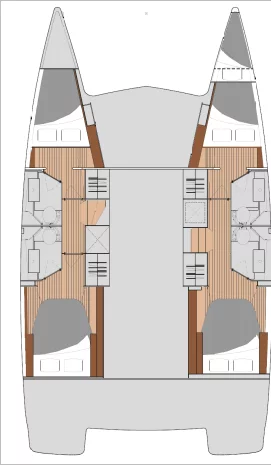 Fountaine Pajot Isla 40 - 4 + 1 cab. (CLASS)  - 1