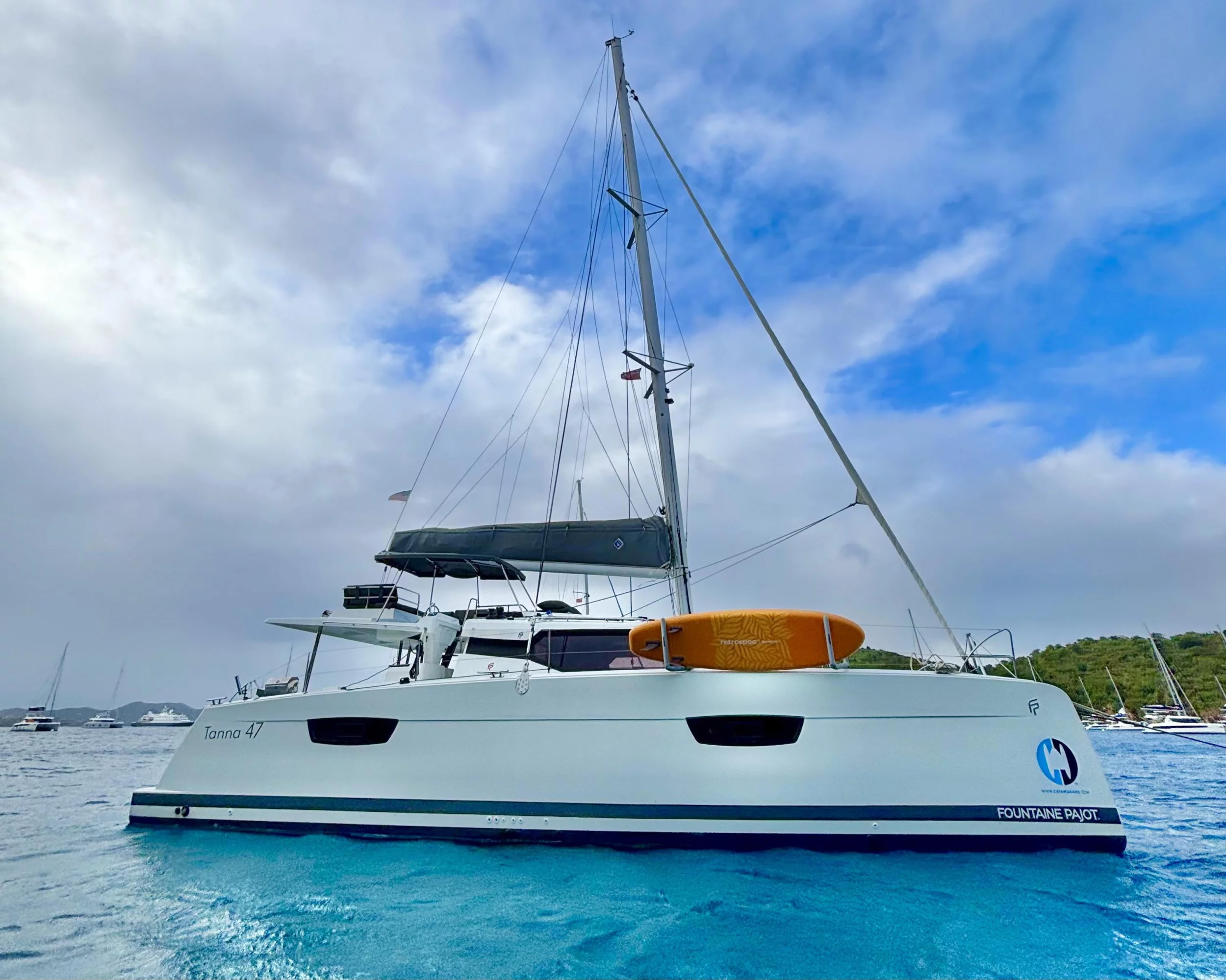 Fountaine Pajot Tanna 47 - 5 + 1 cab. (Blue Vibes)  - 0