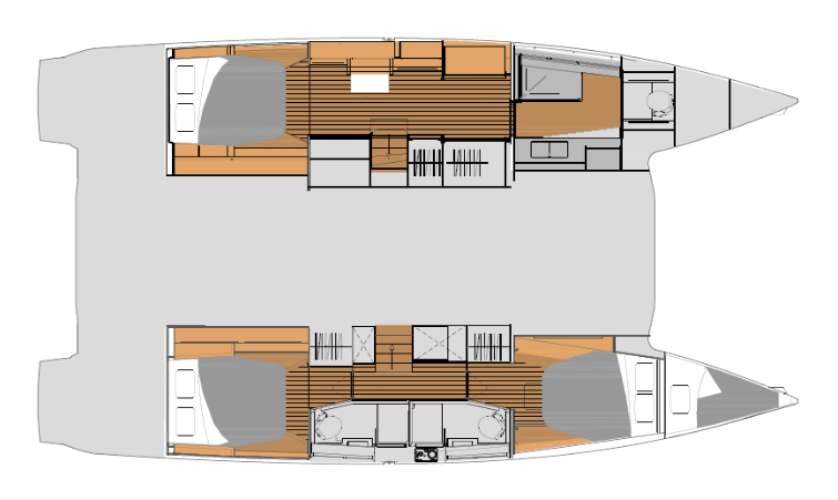 Photo #3 - Fountaine Pajot Elba 45 - 3 cab. (Sea the World) in Parham Town - 61993