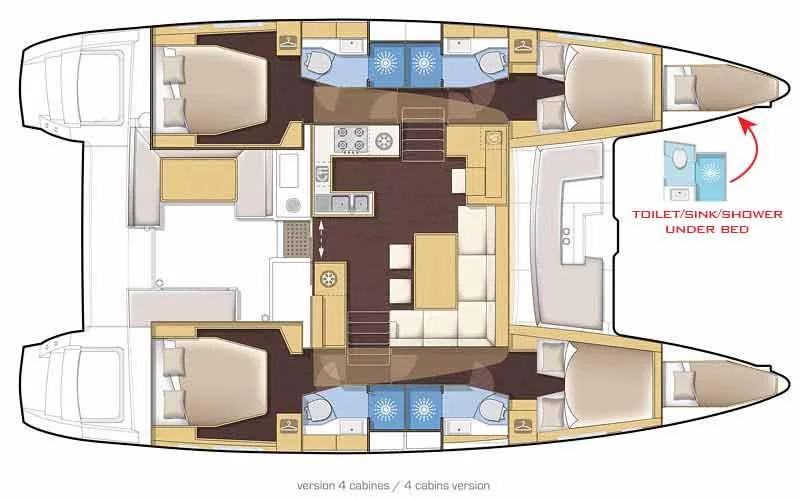 Lagoon 450 - 4 + 2 cab. (Sea Runner IV)  - 1
