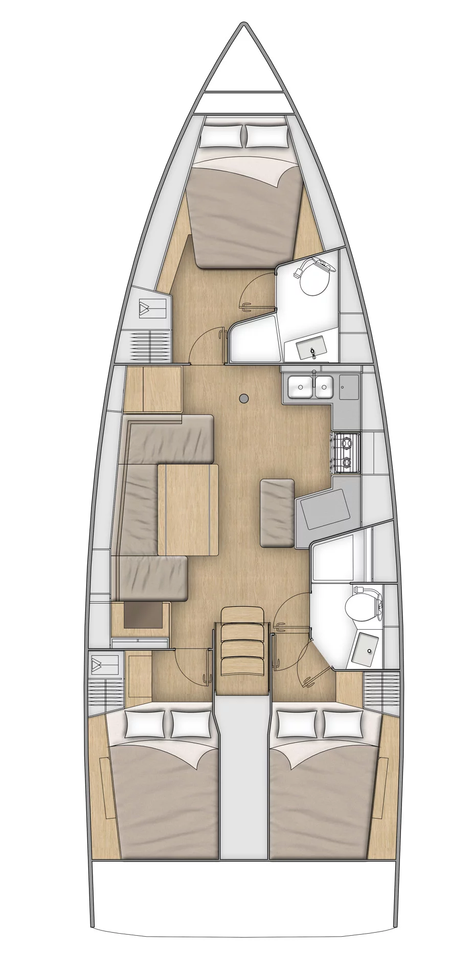 Oceanis 40.1 - 3 cab. (Dinamica)  - 1