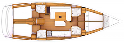 Photo #2 - Sun Odyssey 479 - 4 cab. (ECONOMY) en Mykonos - 61589