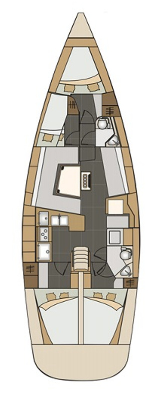 Photo #2 - Elan Impression 45 (Midnight) in Trogir - 62093
